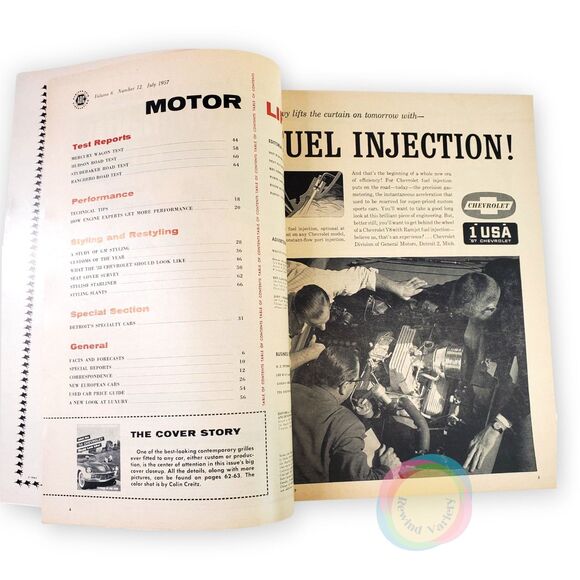 Motor Life Magazine July 1957 Customs of the Year 1958 Chevy Design Styling - Picture 4 of 8